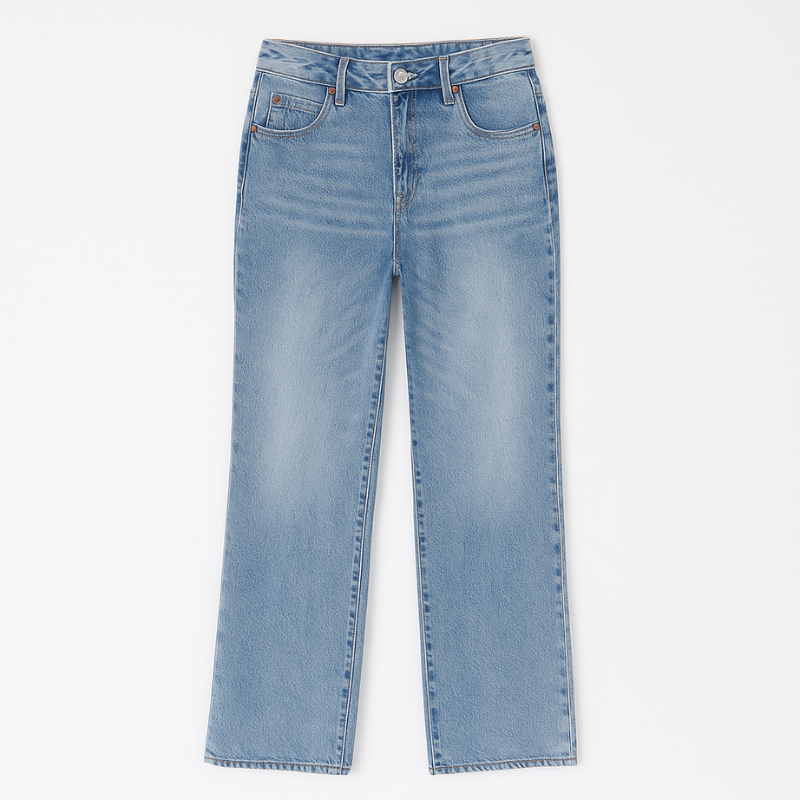 Jean™ | Calças baggy de cintura descida para mulher