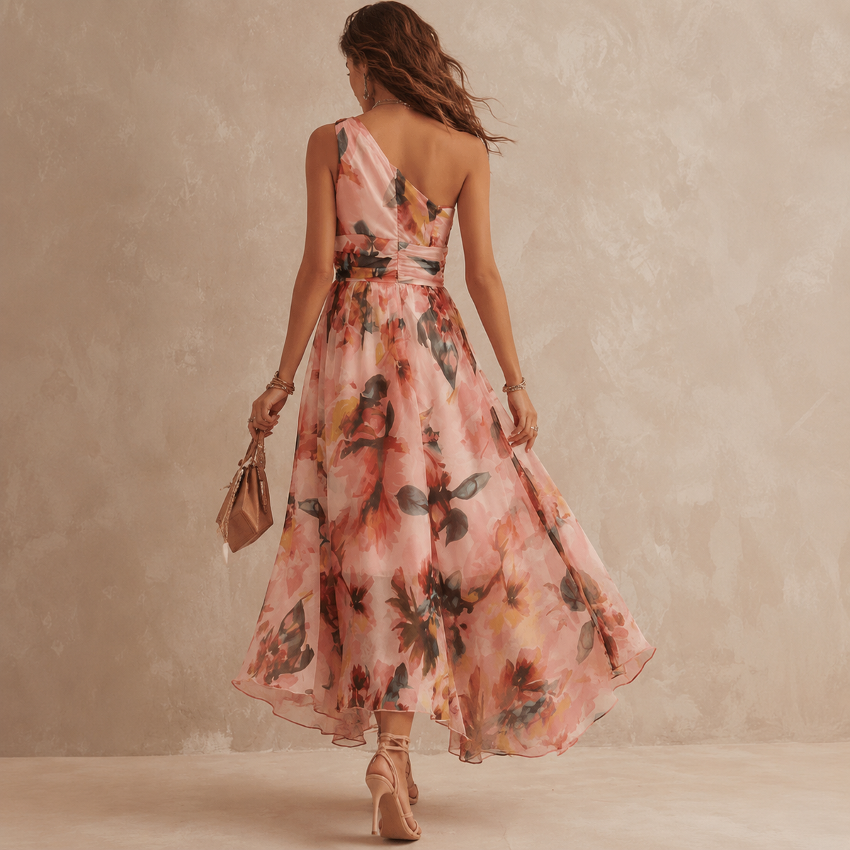 Églantine™ | Vestido floral assimétrico