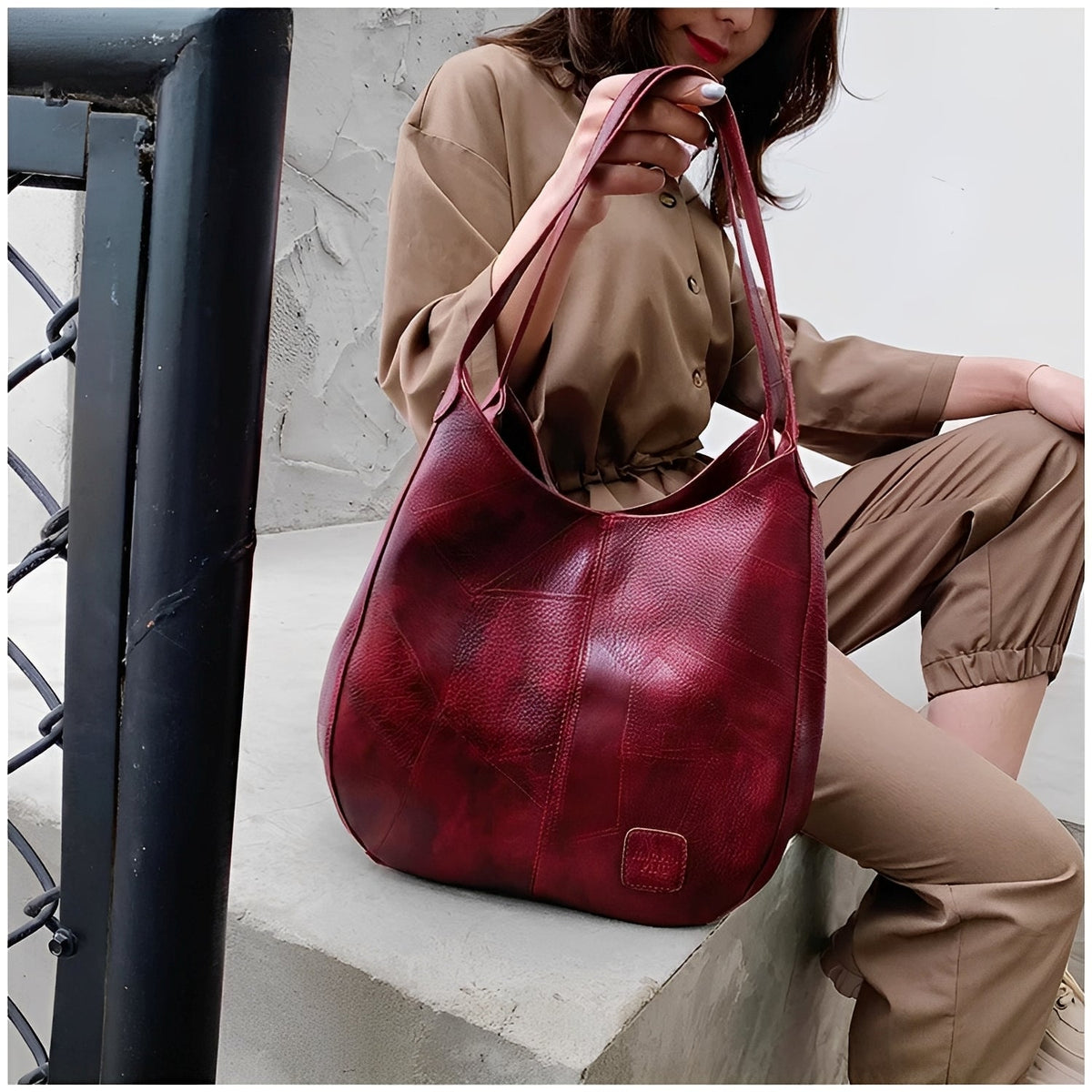 Charlotte™ | Conjunto de Malas em Pele Vintage