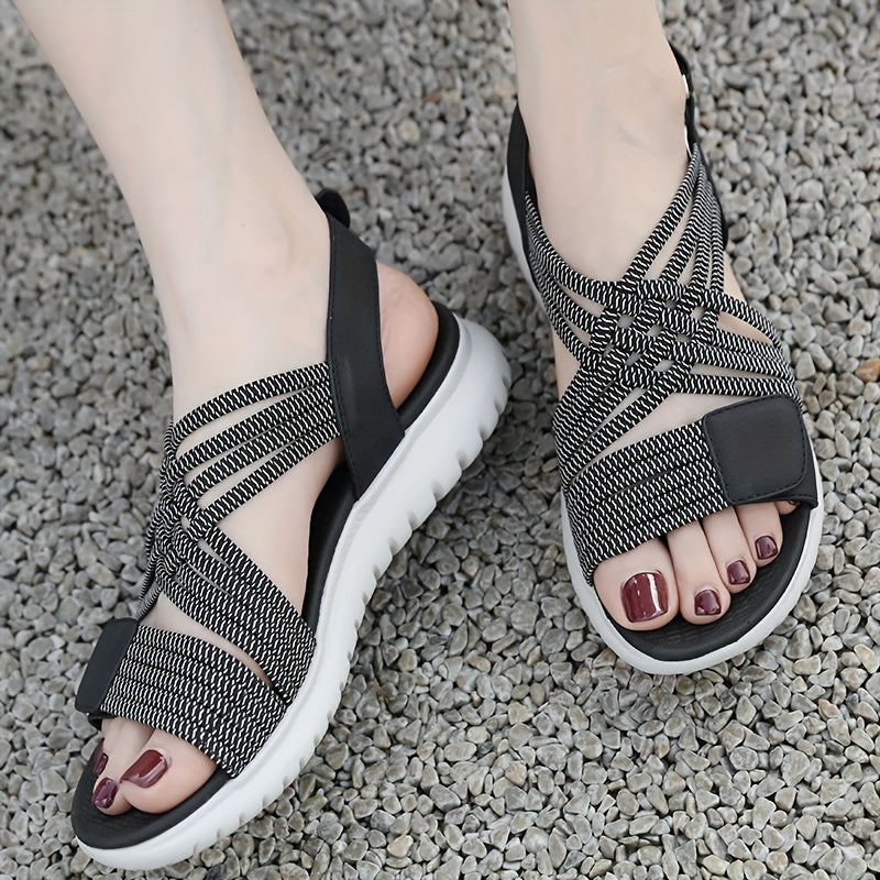 Soline™ | Sandálias Sport-Chic com Sola Alta
