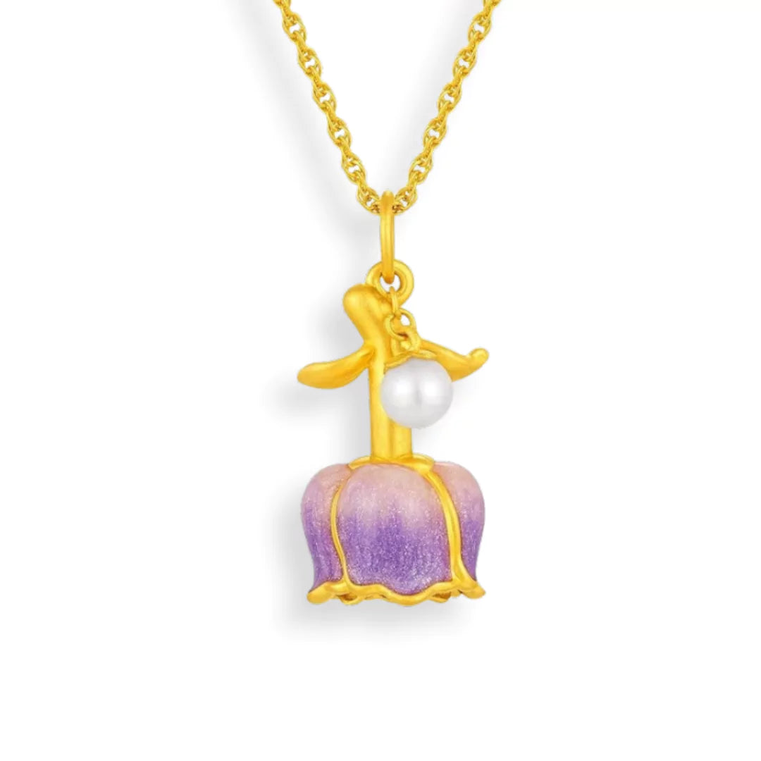 Brigitte™ | Colar Aurora Charm – A Flor do Amor
