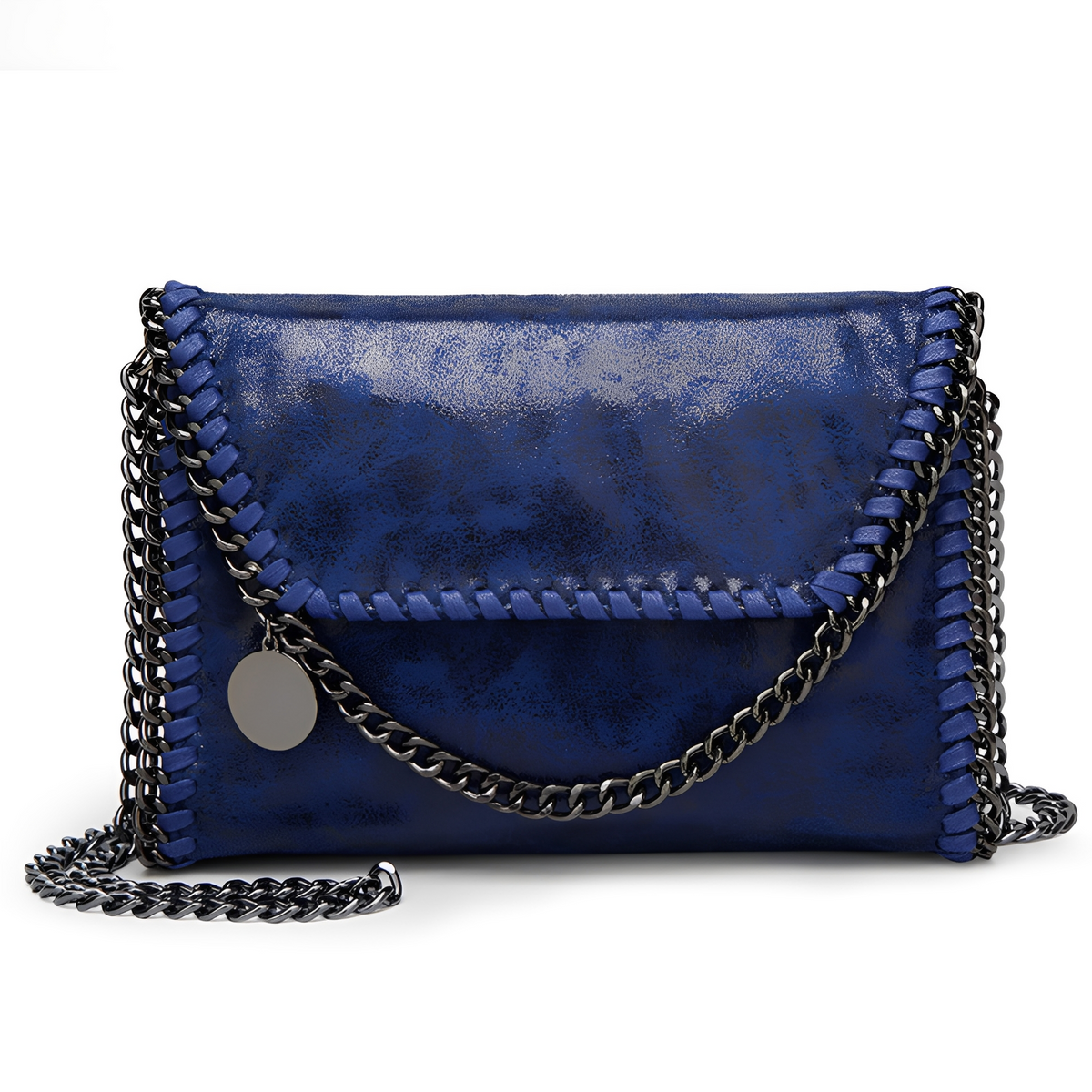 Charlotte™ | Elegante mala de tiracolo em pele com corrente para mulher