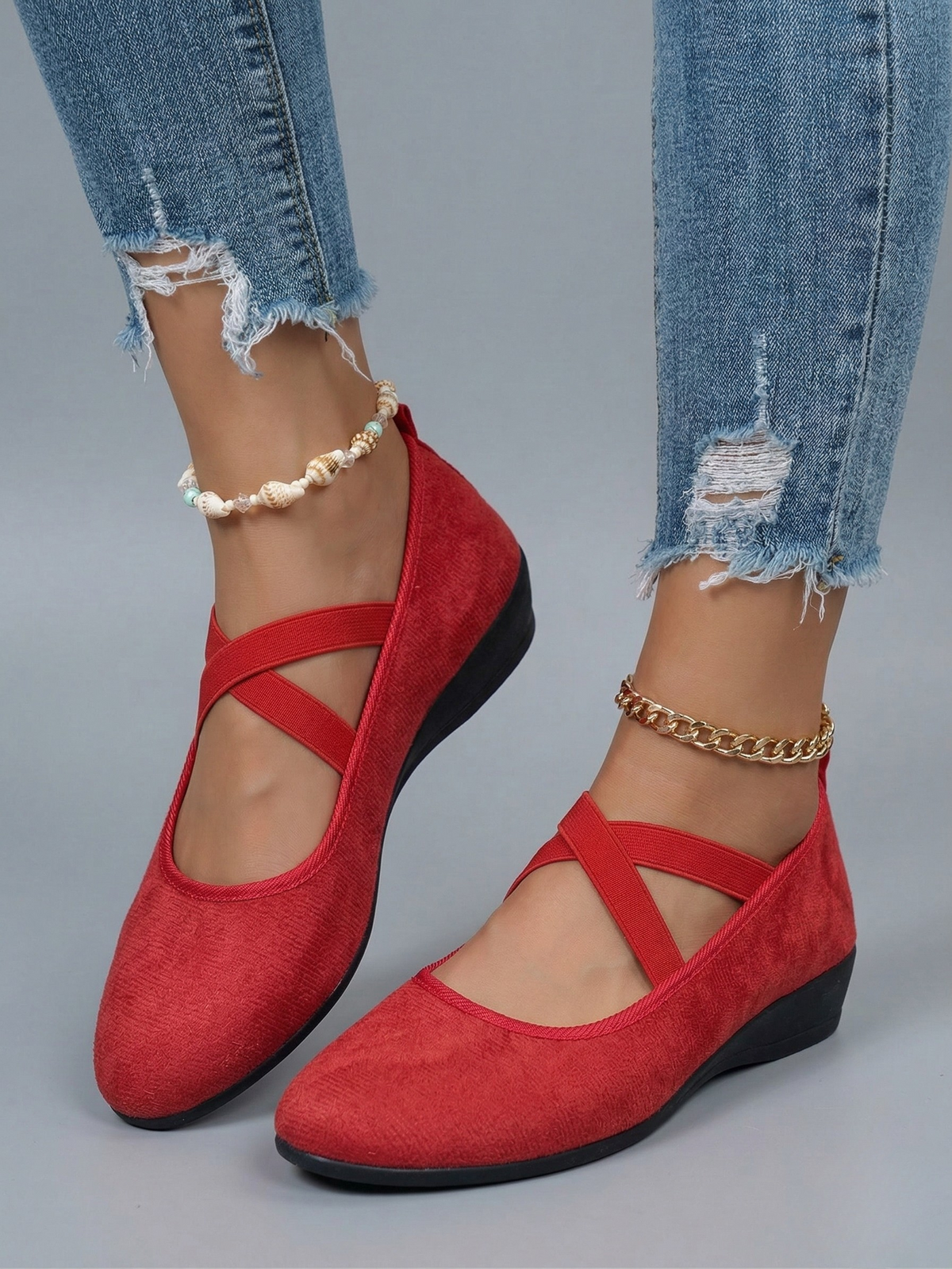Madeleine™ | Sapatos de Cunha Fechados e Confortáveis
