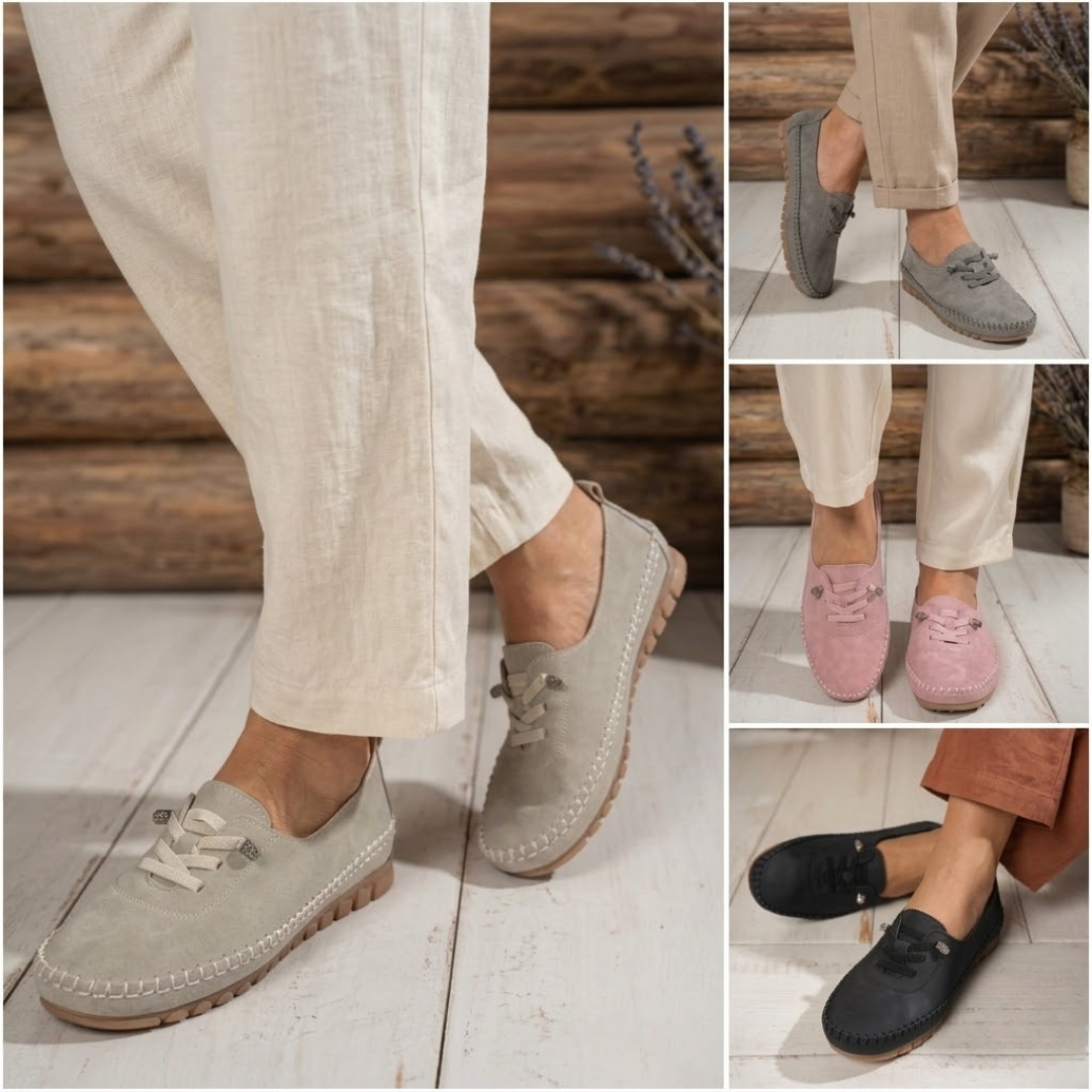 Céliane™ | Mocassins Flexíveis com Sola Ergonómica