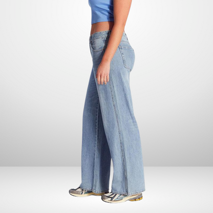Jean™ | Calças baggy de cintura descida para mulher