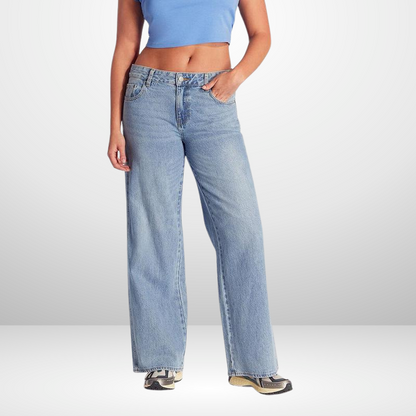 Jean™ | Calças baggy de cintura descida para mulher