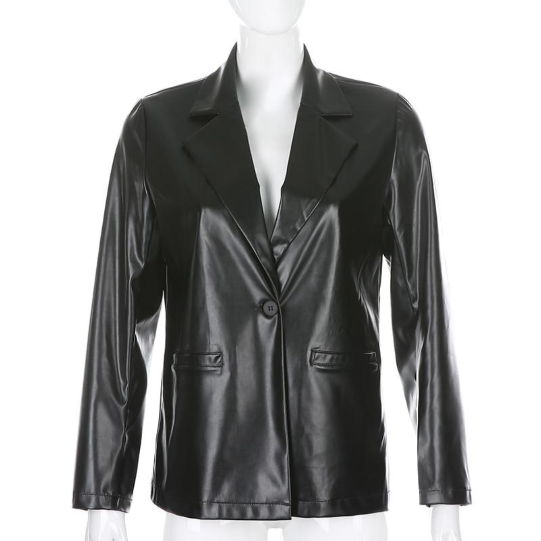 Lianna™ | Blazer Casual Para Mulher | Preto