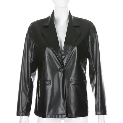 Lianna™ | Blazer Casual Para Mulher | Preto
