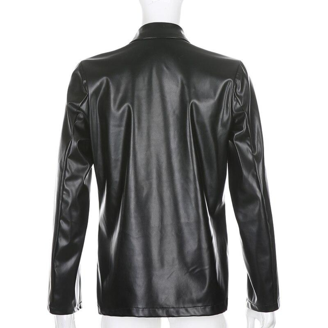 Lianna™ | Blazer Casual Para Mulher | Preto