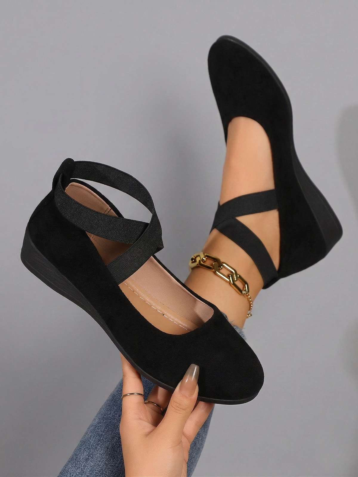 Madeleine™ | Sapatos de Cunha Fechados e Confortáveis