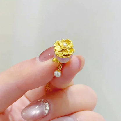 Brigitte™ | Colar Aurora Charm – A Flor do Amor
