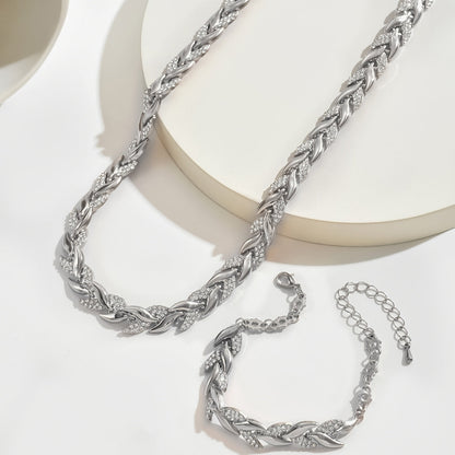 Claudine™ | Pendente e pulseira em forma de cauda de peixe, feitos à mão