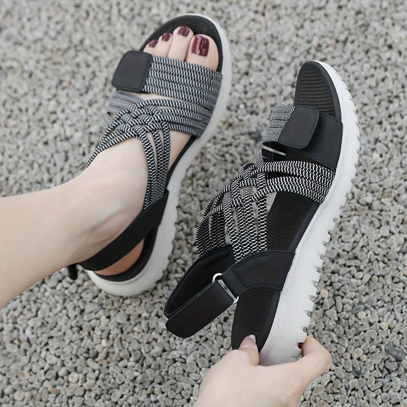 Soline™ | Sandálias Sport-Chic com Sola Alta