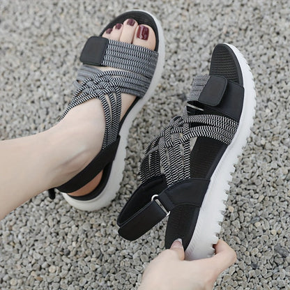 Soline™ | Sandálias Sport-Chic com Sola Alta