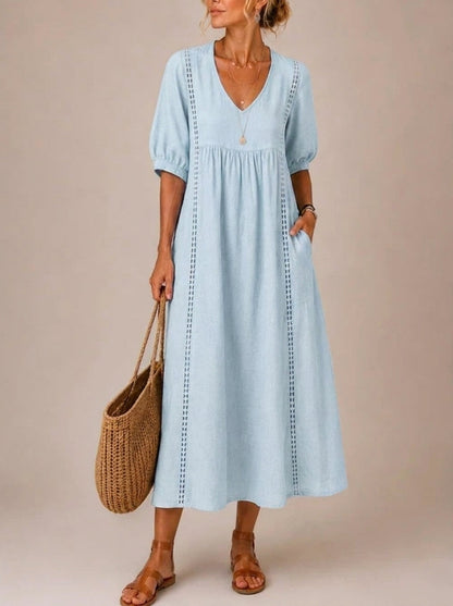 Élodie™ | Vestido midi de verão