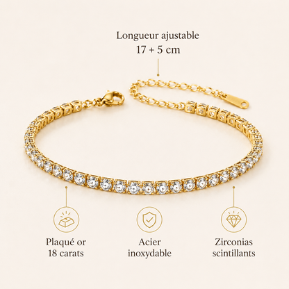 Diane™ | Brilho Dourado, Elegância Parisiense