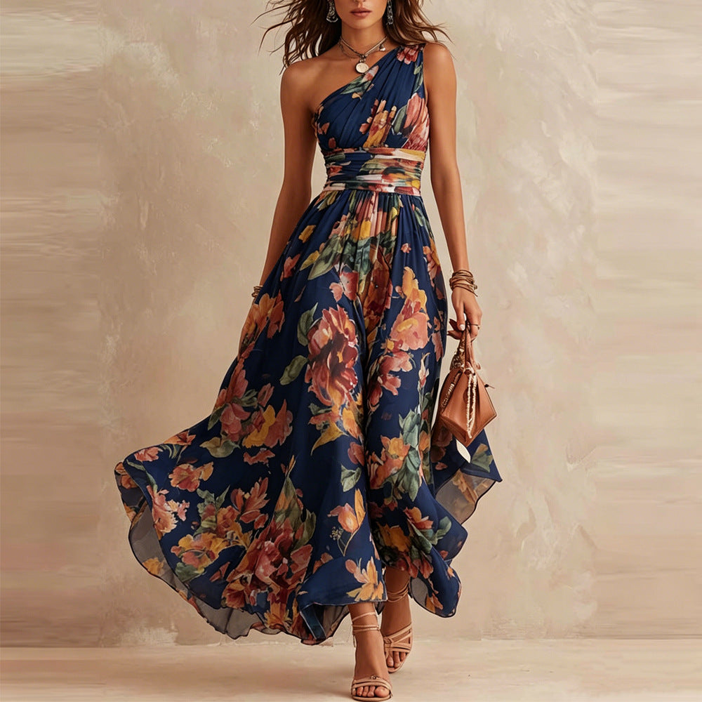 Églantine™ | Vestido floral assimétrico