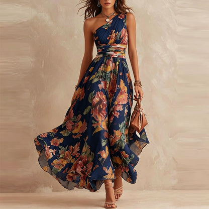 Églantine™ | Vestido floral assimétrico