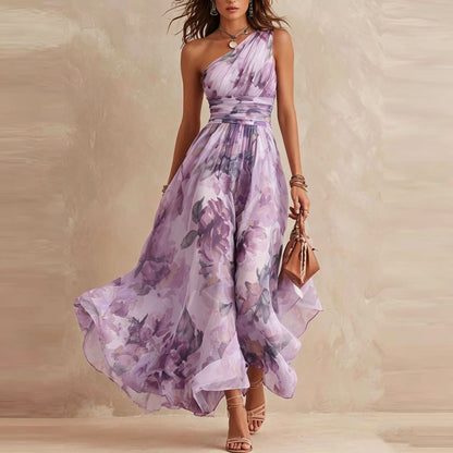 Églantine™ | Vestido floral assimétrico