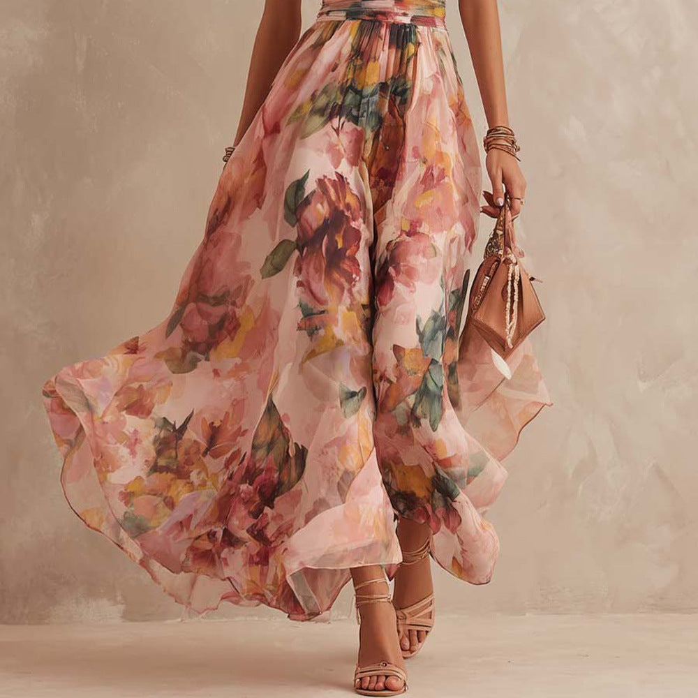 Églantine™ | Vestido floral assimétrico