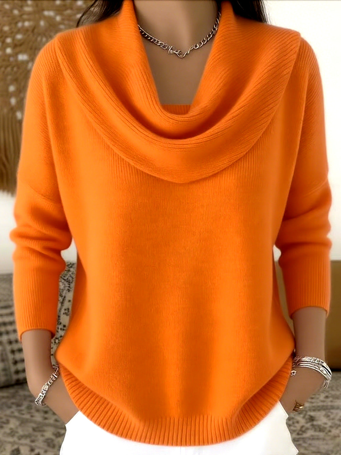 Gioia™ | Camisola com Gola Drapeada