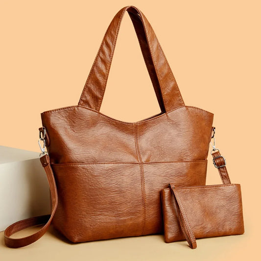 Gabbie™ | Mala de Tiracolo Estruturada Elegante com Alça Dupla