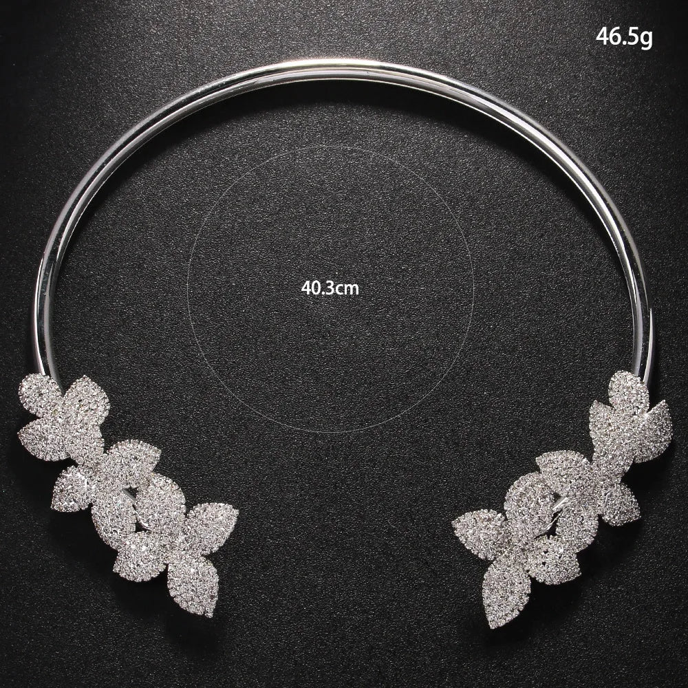 Capucine™ | Colar Elegante Flor em Cristal