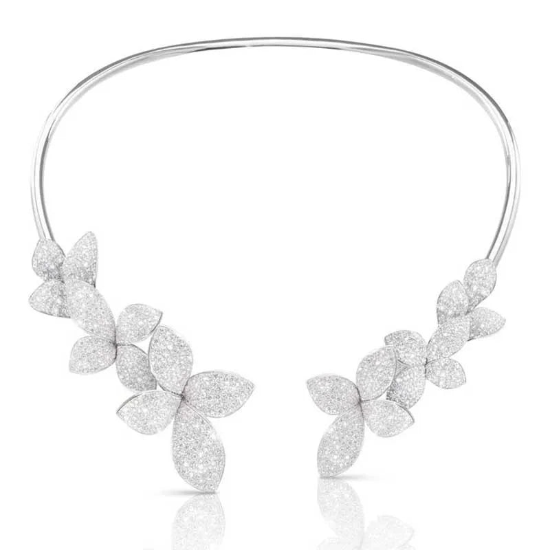 Capucine™ | Colar Elegante Flor em Cristal