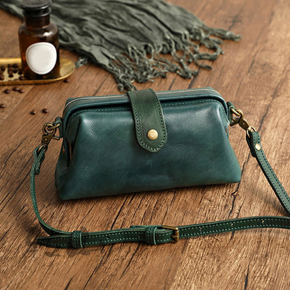 Fabienne™ | Mala em pele retro, feita à mão