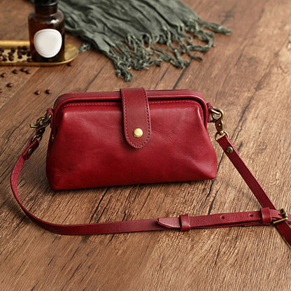 Fabienne™ | Mala em pele retro, feita à mão