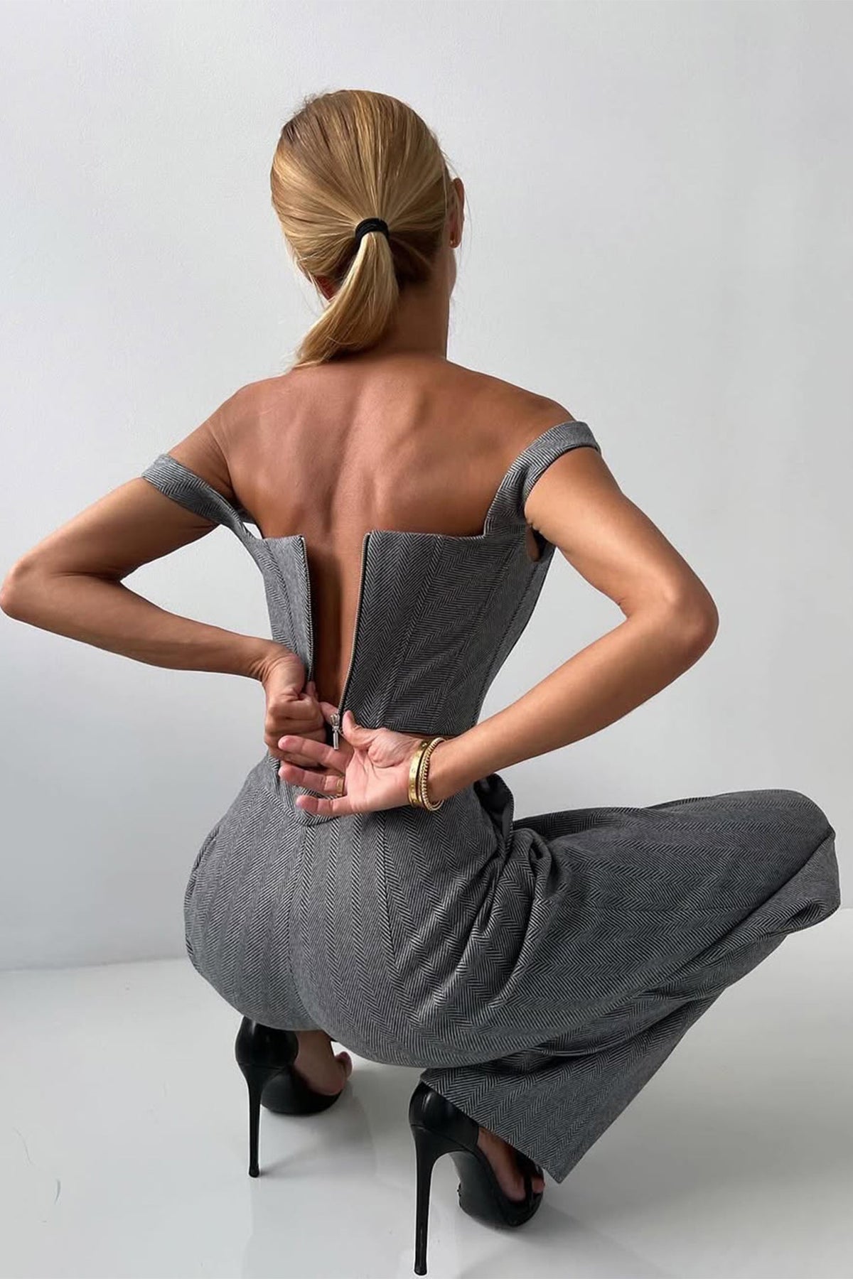 Dolce™ | Conjunto de três peças com blazer cruzado