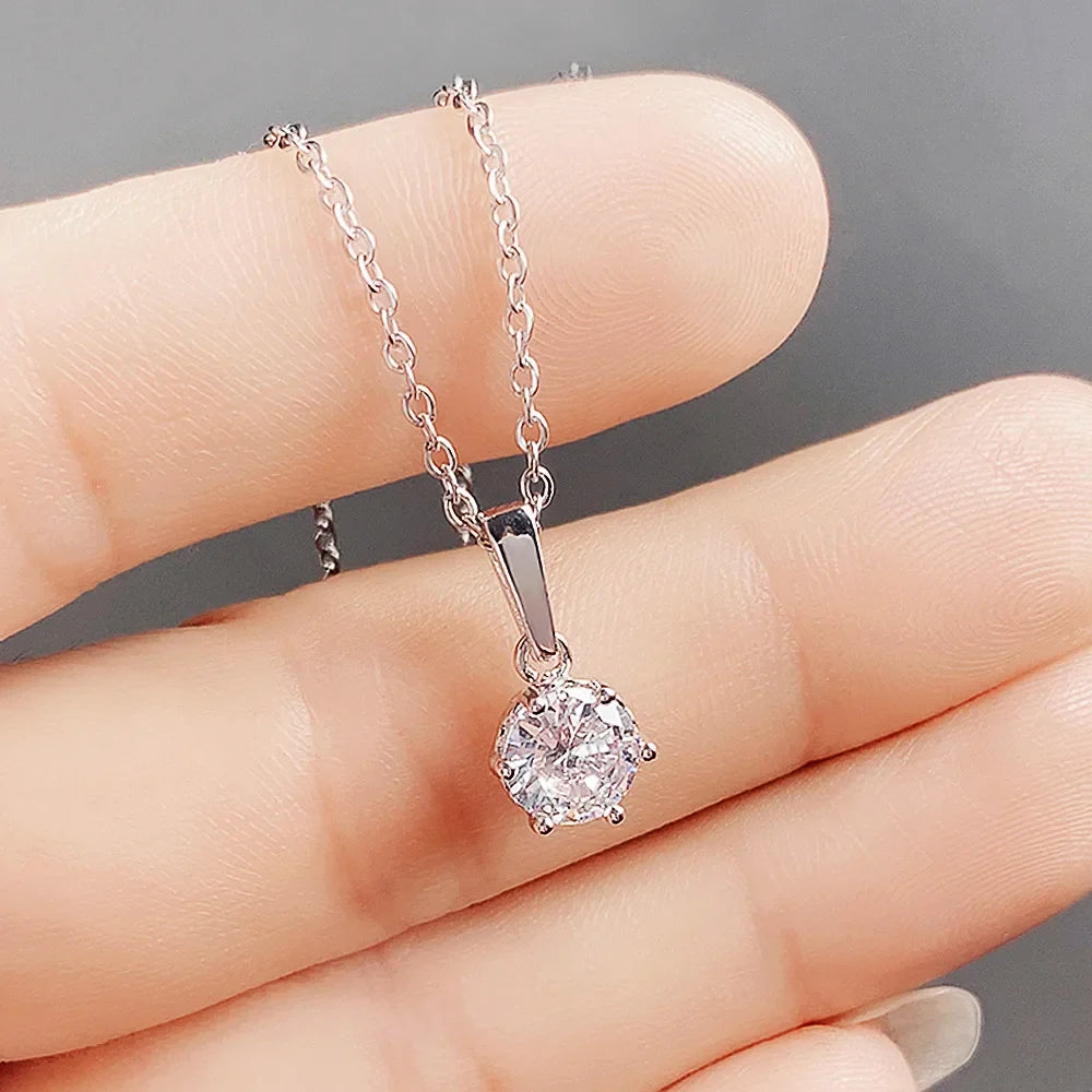 Fleur™ | Colar com Pendente Clássico em Zircónio