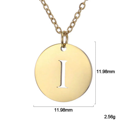 Solène™ | Colar com Pendente de Letra Elegante em Ouro