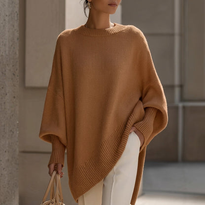 Giorgia™ | Camisola Oversize de Malha com Gola Redonda