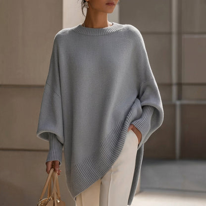 Giorgia™ | Camisola Oversize de Malha com Gola Redonda