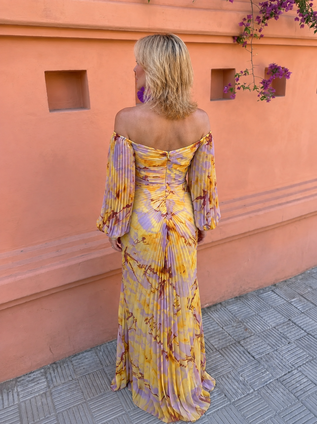 Greta™ | Vestido Comprido Floral com Decote Pronunciado