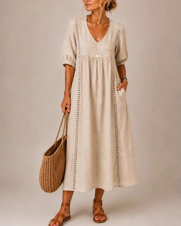 Élodie™ | Vestido midi de verão