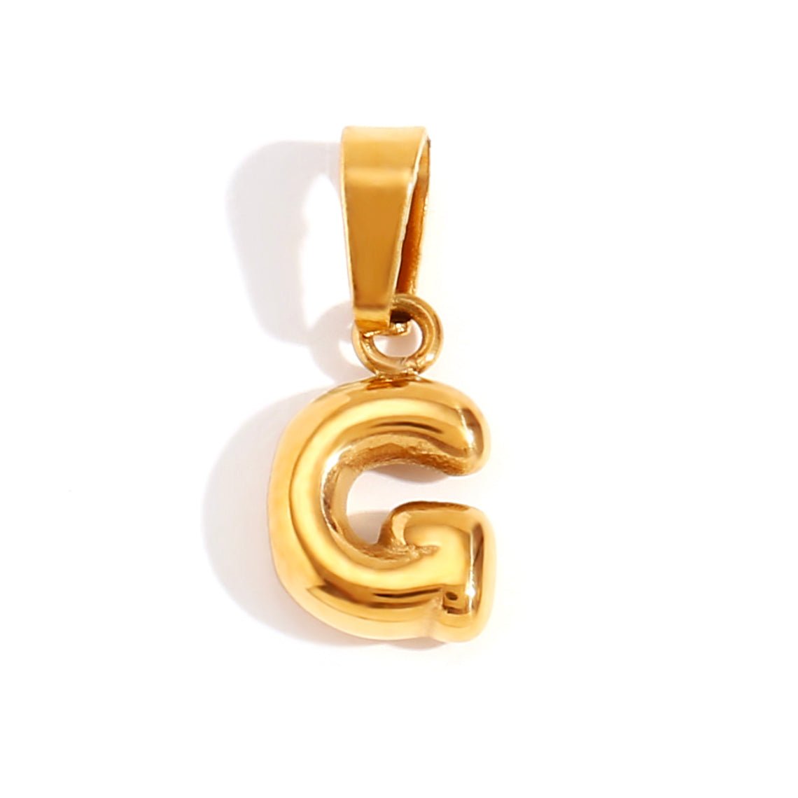 Émilie™ | Colar Letra Bubble Chic