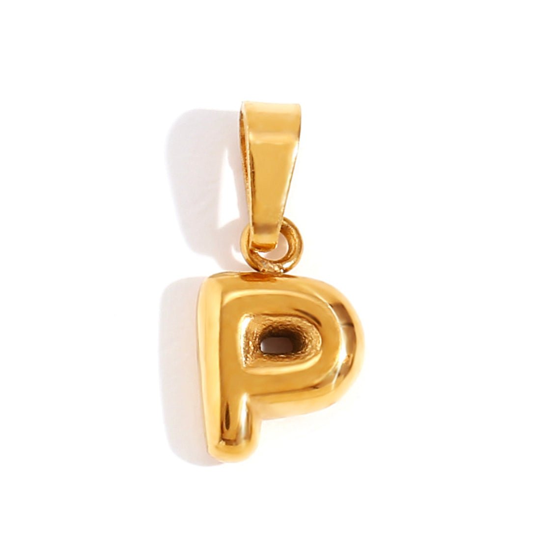 Émilie™ | Colar Letra Bubble Chic