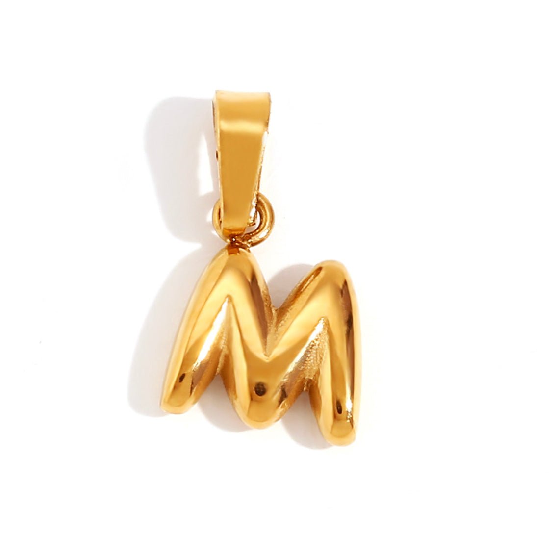Émilie™ | Colar Letra Bubble Chic