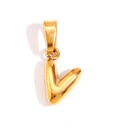 Émilie™ | Colar Letra Bubble Chic