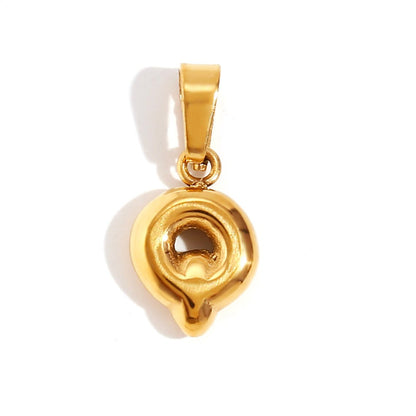 Émilie™ | Colar Letra Bubble Chic