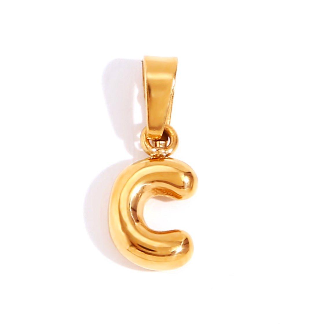 Émilie™ | Colar Letra Bubble Chic