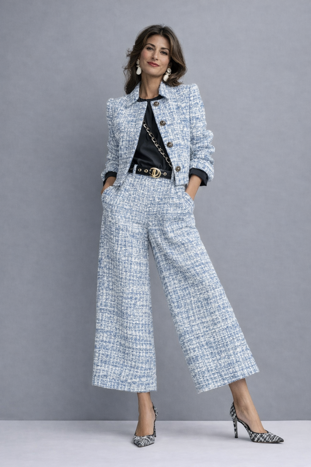 Camille™ | Conjunto em tweed para os dias frescos