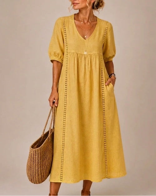 Élodie™ | Vestido midi de verão