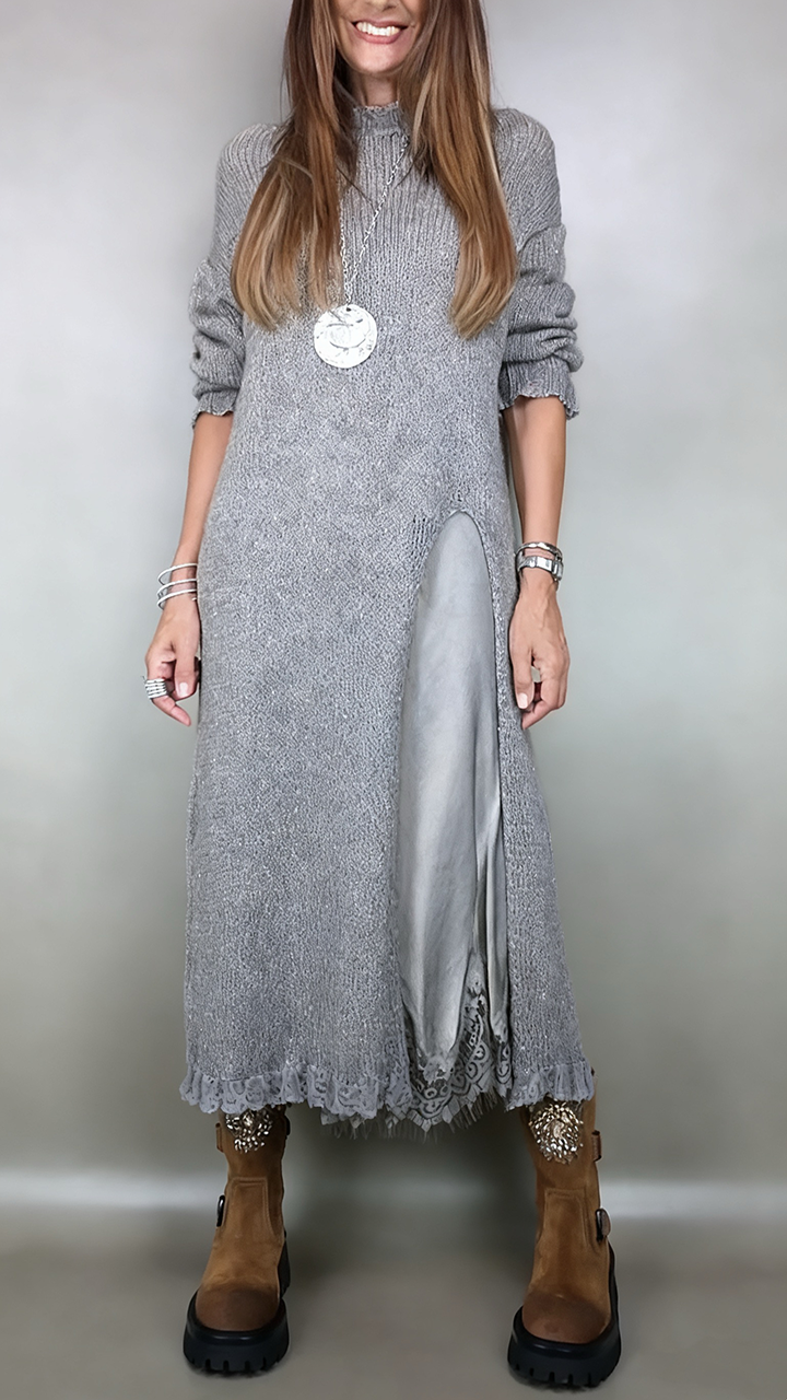 Laluna™ | Conjunto Elegante de Camisola Comprida com Vestido