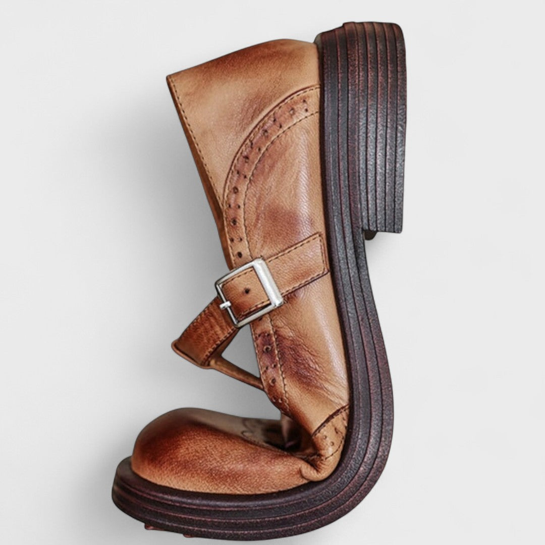 Elena™ | Sapatos de Salto Elegantes e Confortáveis.