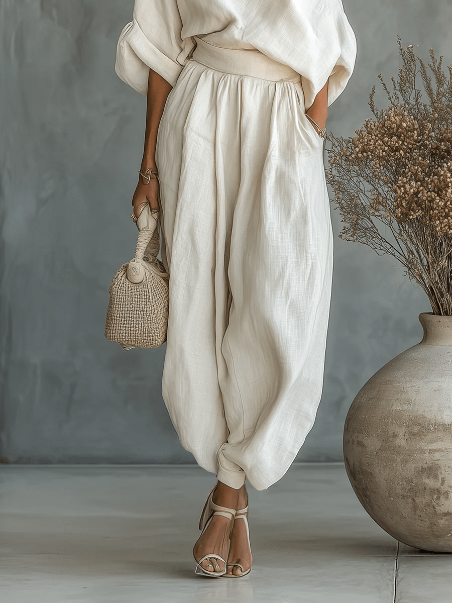 Mila™ | Conjunto de 2 peças com decote bardot