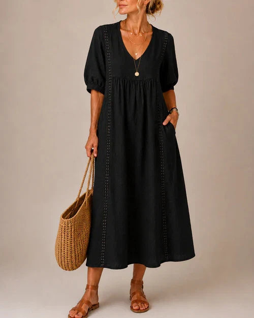 Élodie™ | Vestido midi de verão