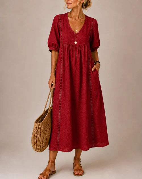 Élodie™ | Vestido midi de verão